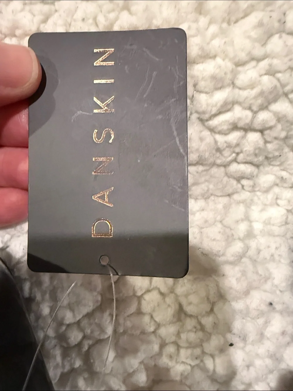 Danskin shiny finish